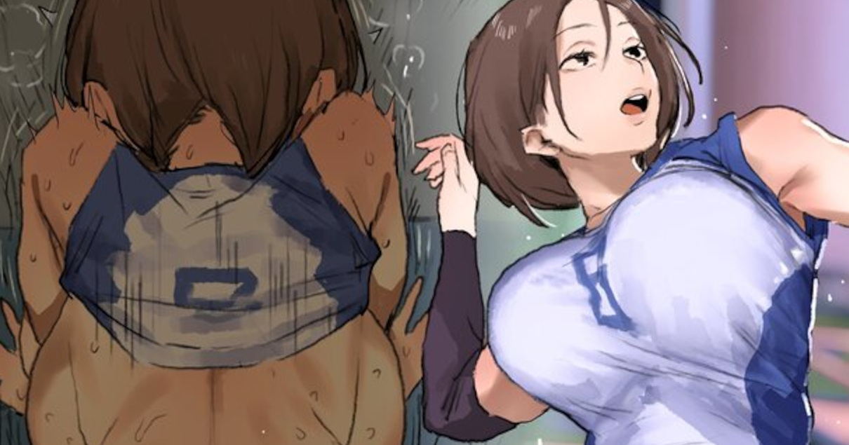 こういう普段の姿とセックスしてる姿が描かれたエロ画像