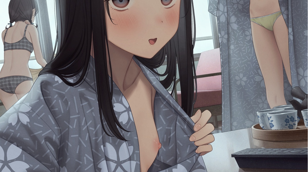 【画像】女の子「じゃーん♡私だけノーブラ♡w」