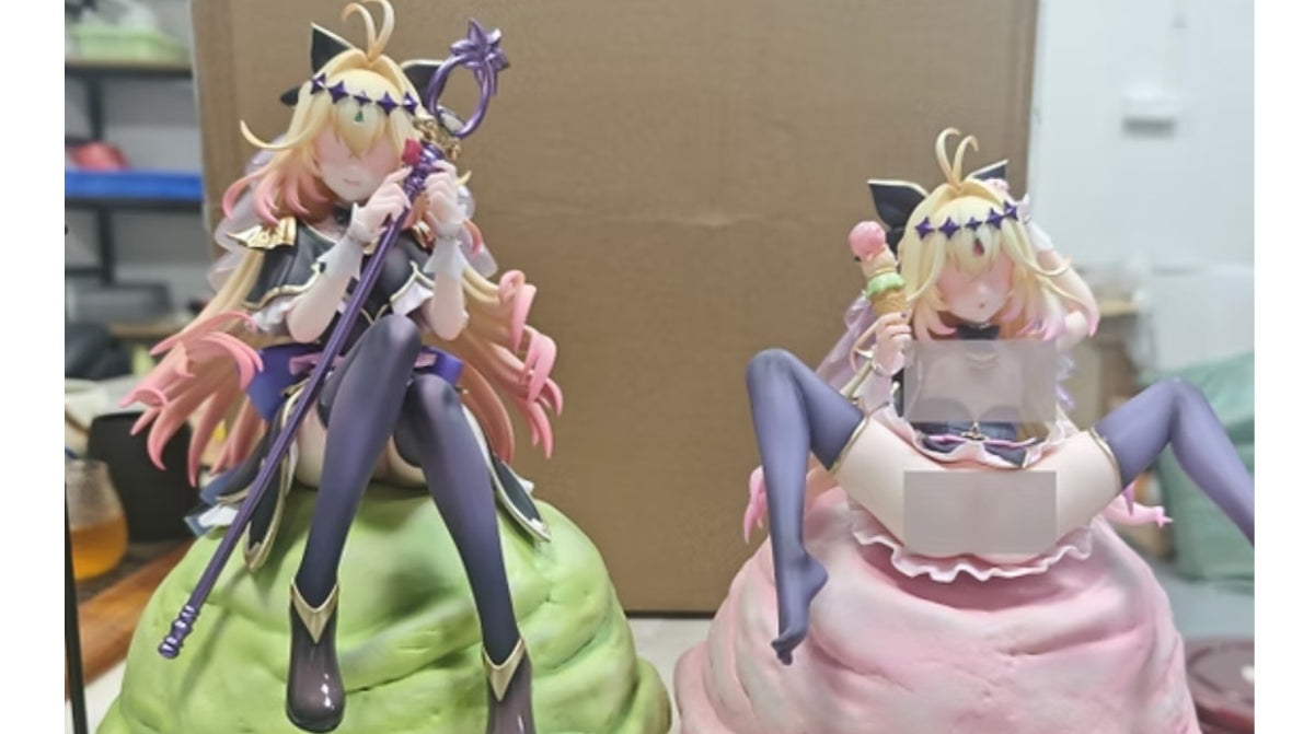 【画像】中国さん、キュアアルカナシャドウのエロフィギュアを勝手に制作