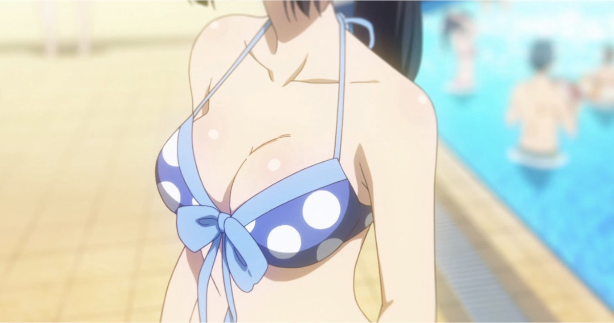 高坂麗奈さん、乳が大きくて水着の肩紐が浮いてしまうwwwwwww