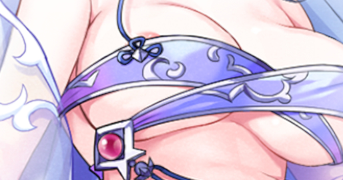 【画像】スケベ系ソシャゲさん、ひっそりと乳首を描くも本実装で消してしまうｗｗｗｗｗｗｗｗｗ