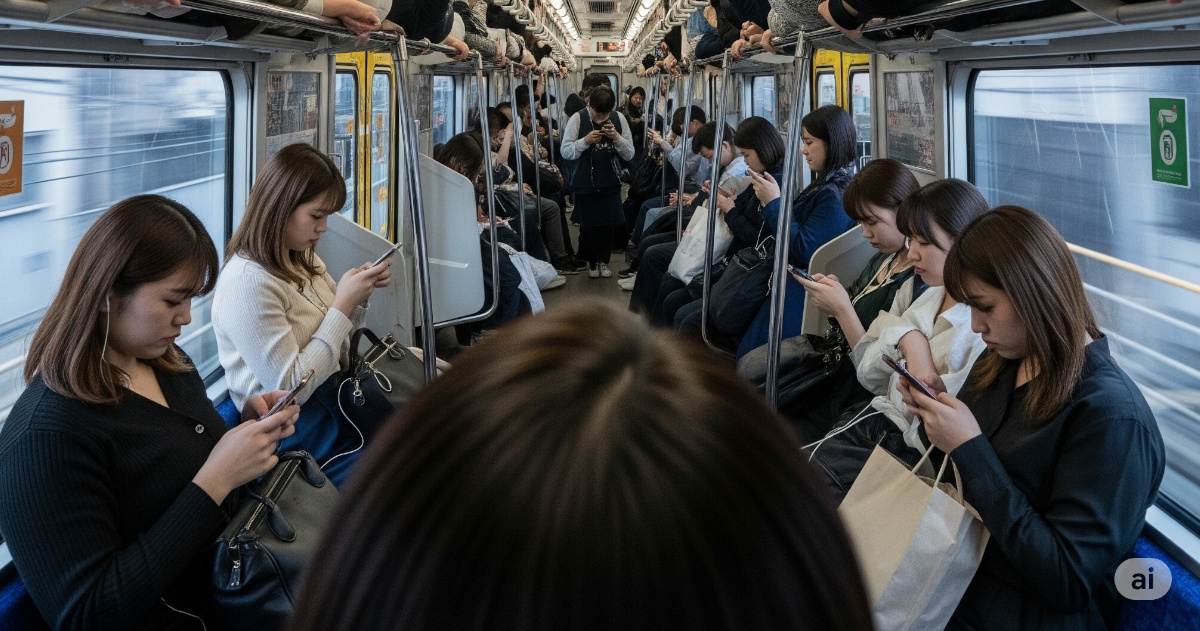 ぼく「満員電車でえちえちおっぱいお姉さんを生成しろ」ばかAI「おかのした」