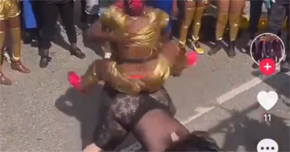 【動画】セックスダンスバトル中に、別のセックスダンス女が現れ自転車に乗り駅弁しながら帰る