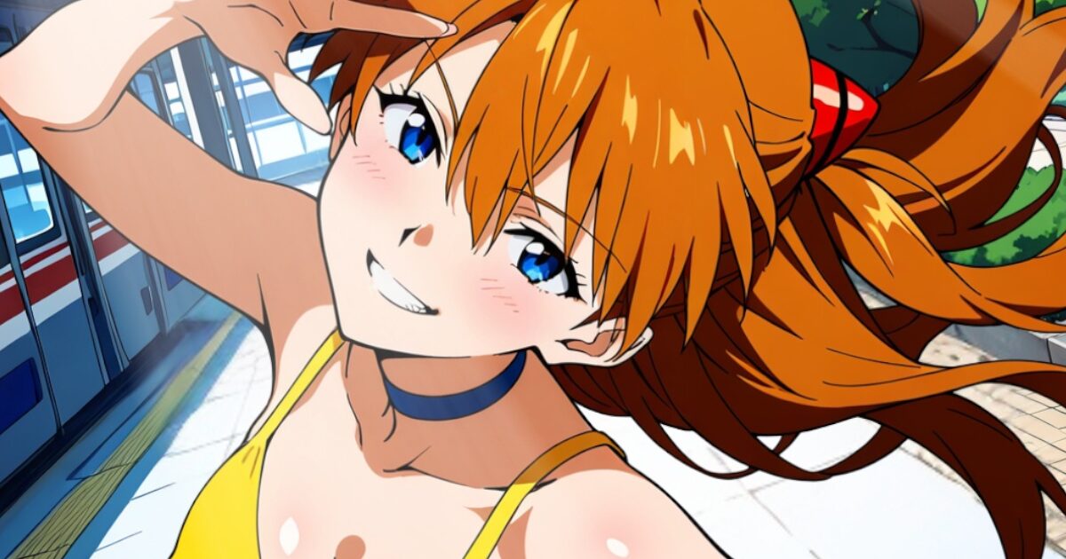 【画像】アスカ｢おまたせ！｣