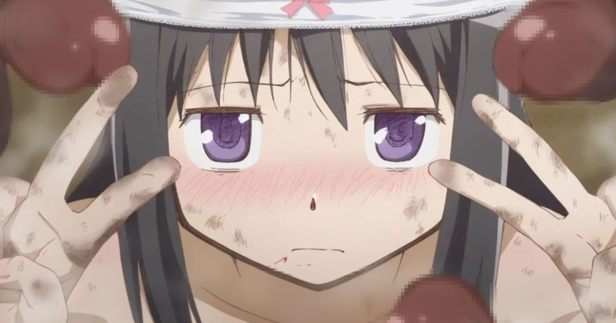 【画像】アニメヒロインさん達、複数のチンポに包囲され大ピンチ