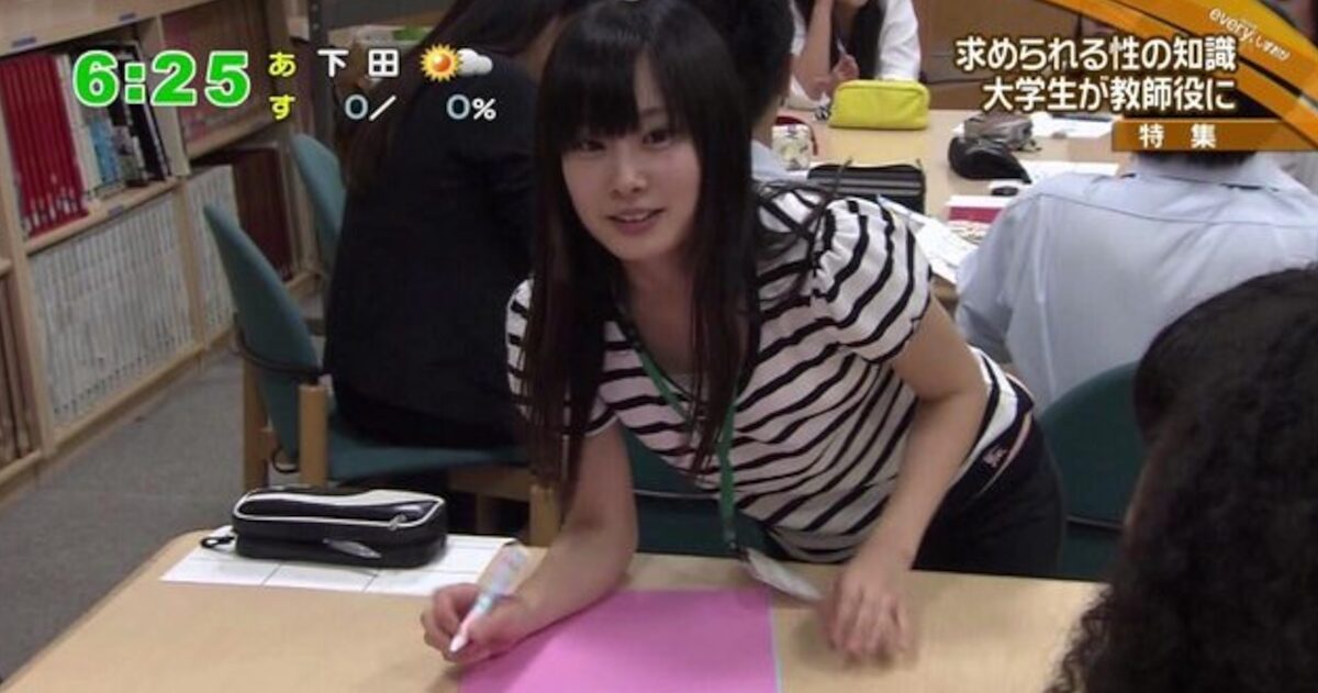 【画像】中学生の時、大学生のお姉さんがえっちのてほどきしてくれる授業あったよな