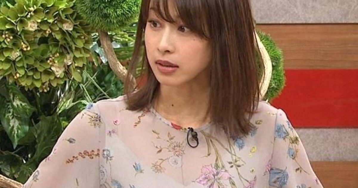 【画像】意外とあるカトパンこと加藤綾子のおっぱいwwwwwwwwww