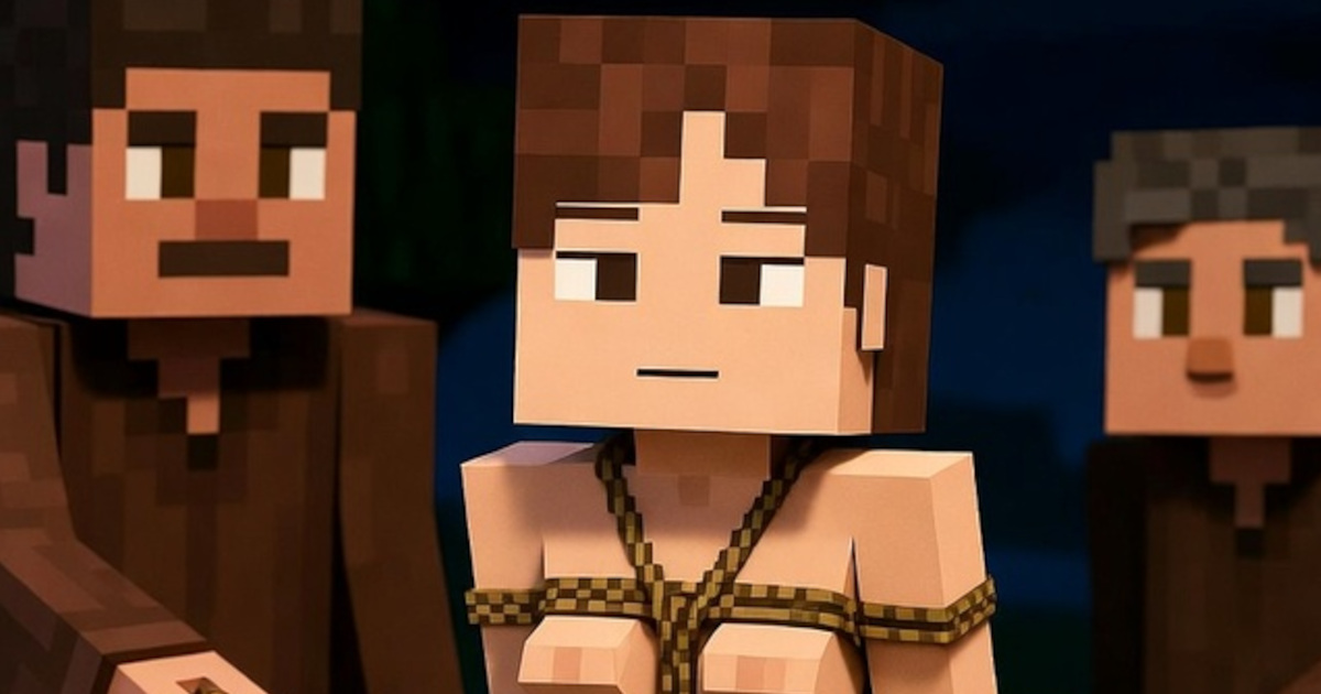中３だけどaiでマイクラのエロ画像つくった