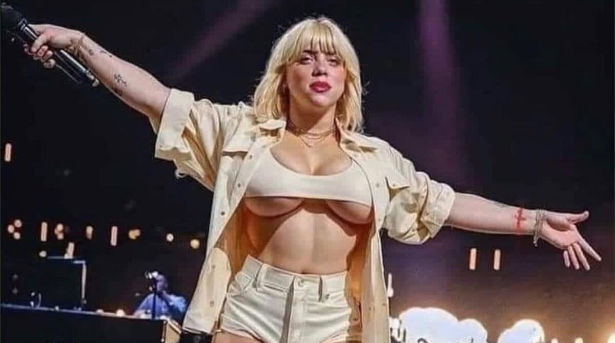 【画像】ビリーアイリッシュの乳、限界突破