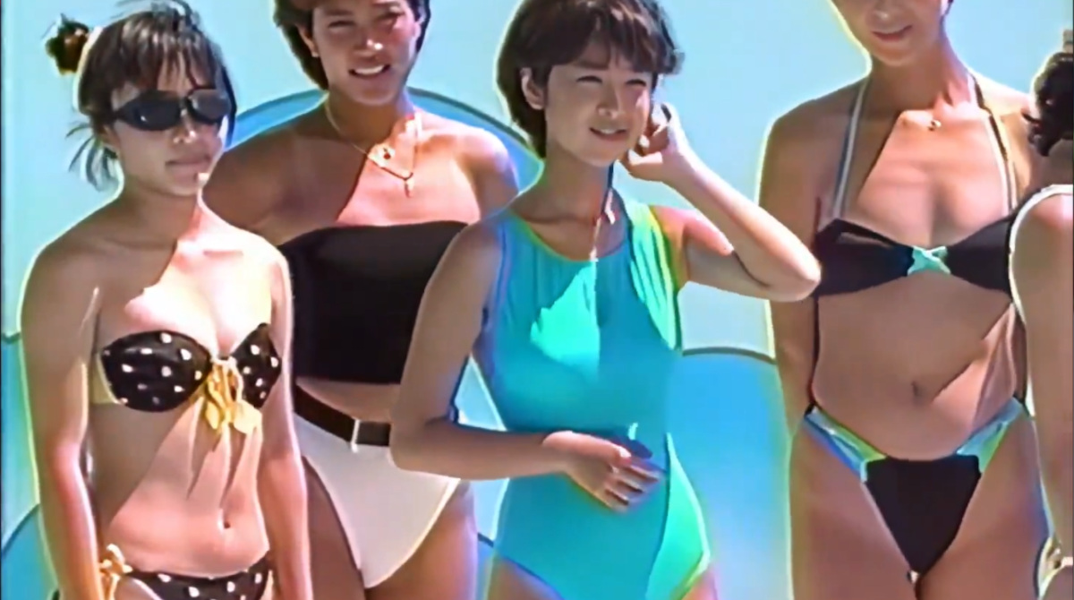 【動画】1987年 アイドル水着ファッションショー