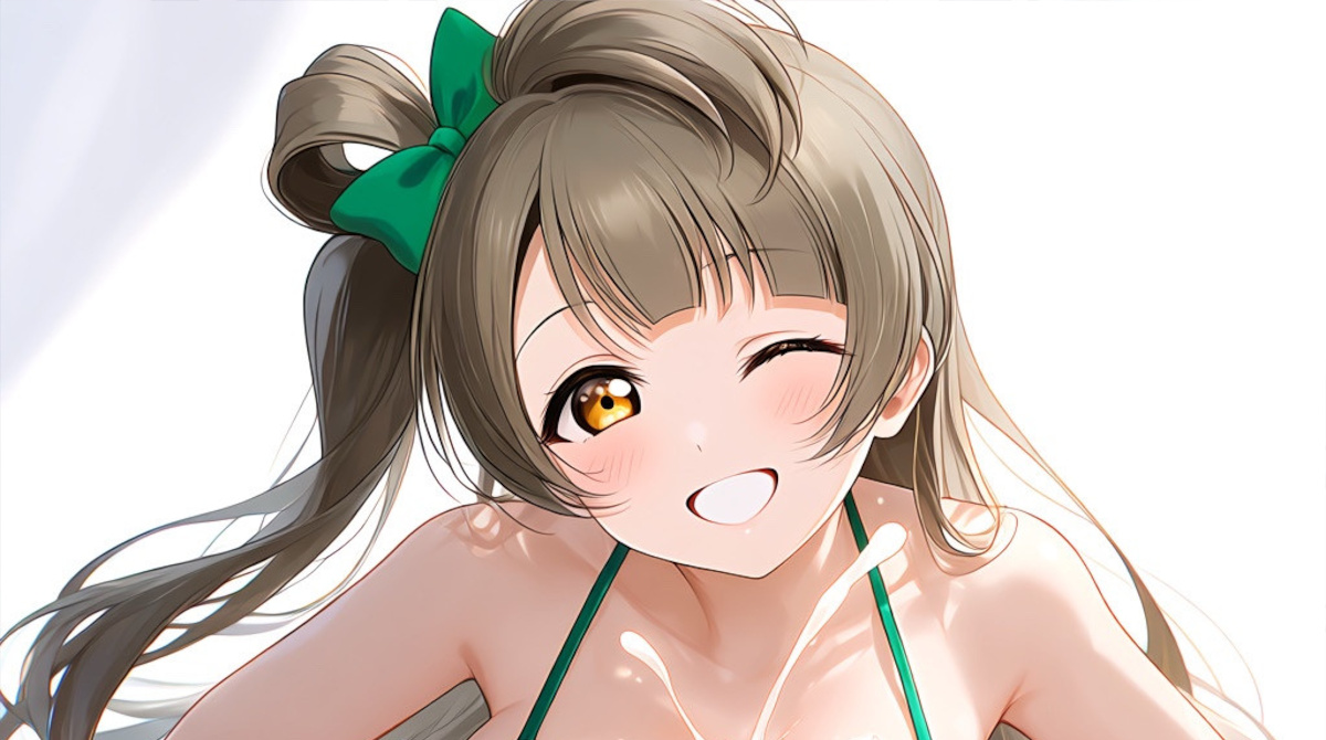 この南ことりちゃんの公式水着イラスト、えっち可愛すぎてしまう
