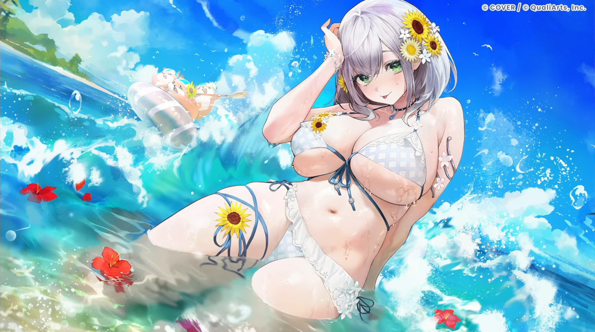 【画像】海で遊んでたらこんなお姉さんとぶつかっちゃったらどうする！？